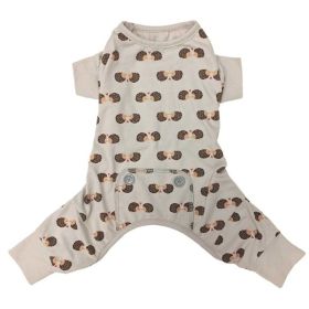 Fashion Pet Hedgehog Dog Pajamas Gray - Small