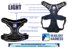 Headlight Harness M- Black