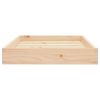 Dog Bed 28.1"x21.3"x3.5" Solid Wood Pine