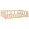 Dog Bed 41.5"x29.7"x11" Solid Wood Pine