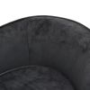 Dog Sofa Dark Gray 27.2"x19.3"x15.7" Plush